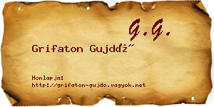 Grifaton Gujdó névjegykártya